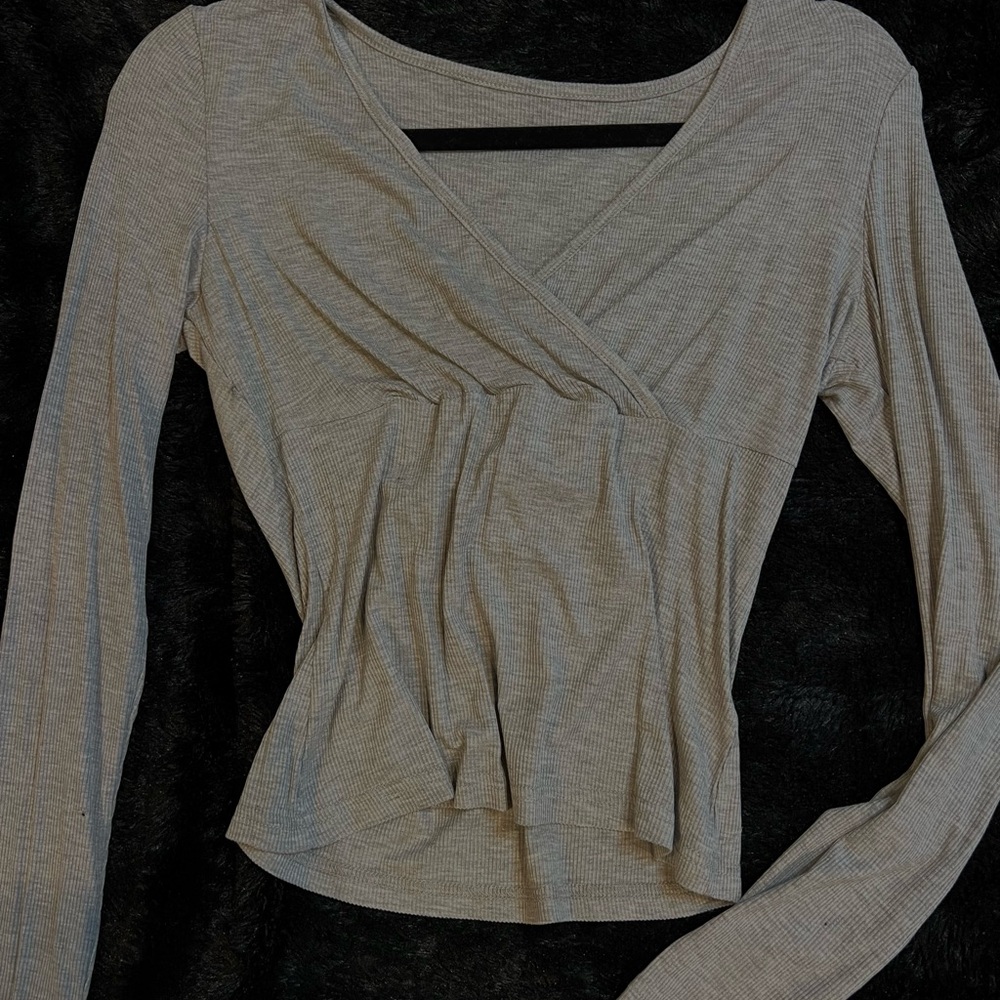 ribbed long sleeve